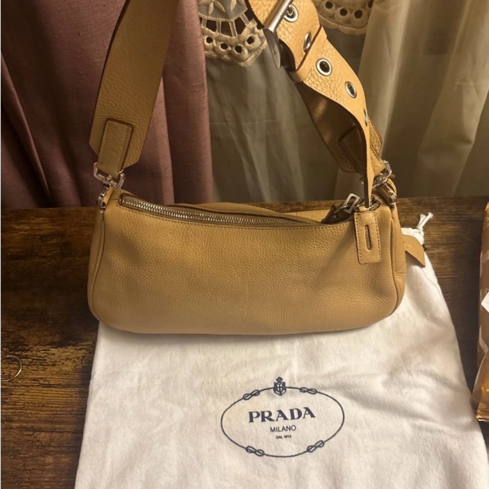 Prada Tan Leather Women's Bag